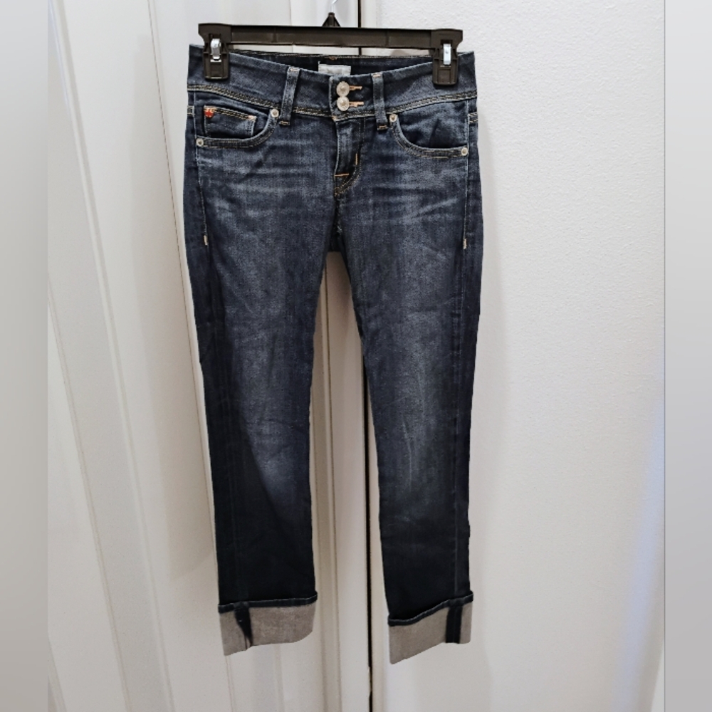 Hudson Jeans Blue Ankle Cropped Slim Fit